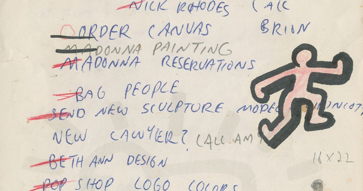 The Ordinary, Extraordinary To-Do Lists of Keith Haring