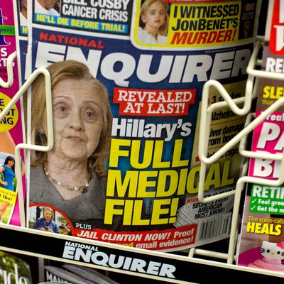 National Enquirer cover in September 2016 attacking Hillary Clinton