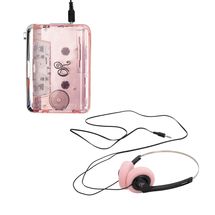 Olivia Rodrigo Logo Portable Cassette Player and Headphones Set