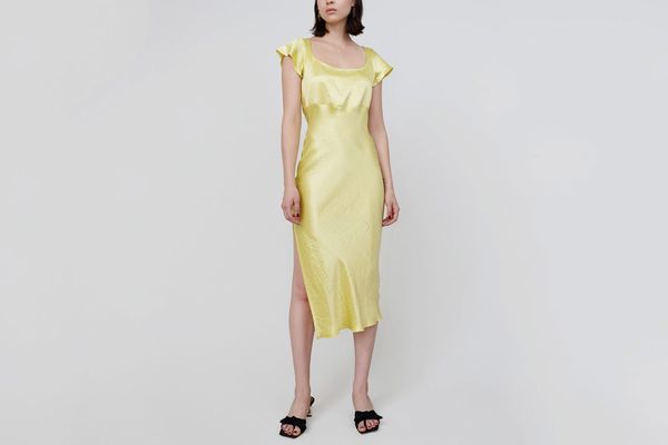 Paris Georgia Gracie Dress in Marigold Yellow