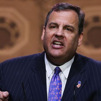 Gov. Chris Christie (R-NJ) speaks at the CPAC Conference, on March 6, 2014 in National Harbor, Maryland. The American Conservative Union (CPAC) held its 41st annual Conservative Political conference at the Gaylord International Hotel. 