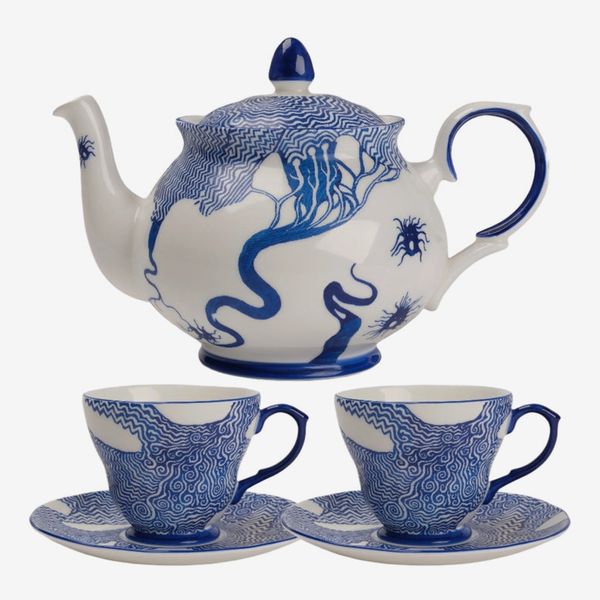 Radiohead This Is What You Get Tea Pot & 2 Tea Cup Bundle