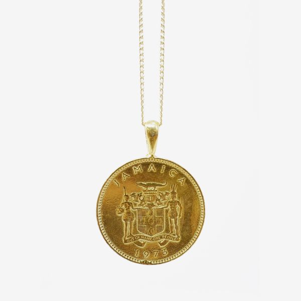 Omi Woods THE JAMAICAN Ackee Coin Necklace