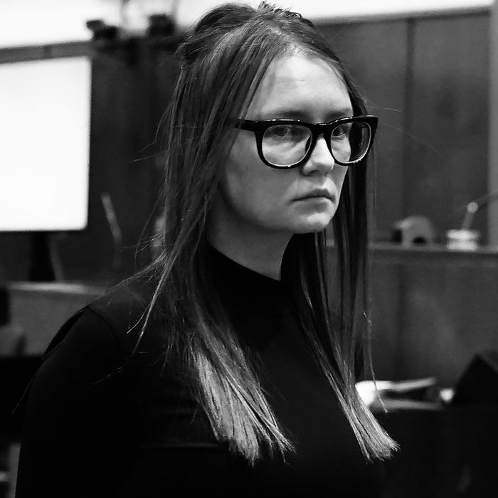 Anna Sorokin, a.k.a. Anna Delvey.