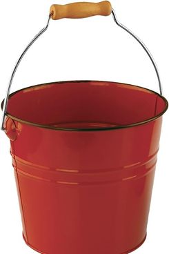 Nantucket Seafood Store Red Serving Pail Ice Bucket