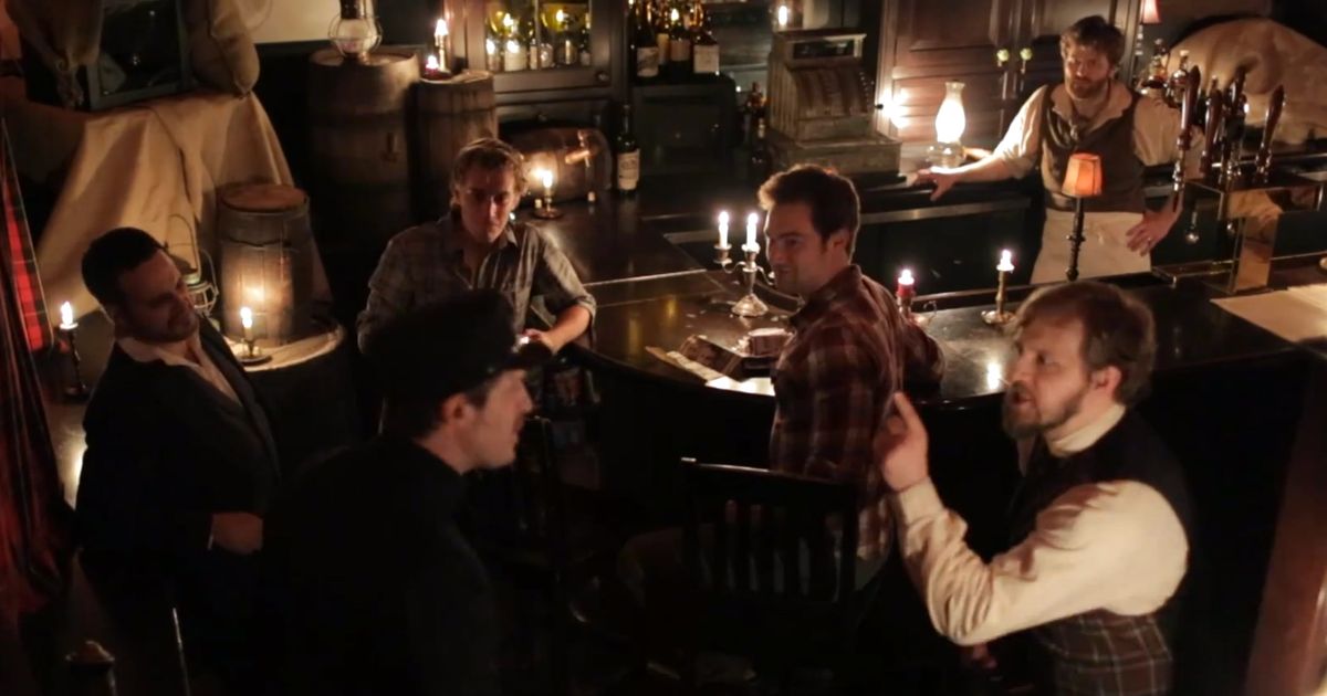 Watch These Brooklyn Guys Time-Travel to an 1860s-Era New York Saloon