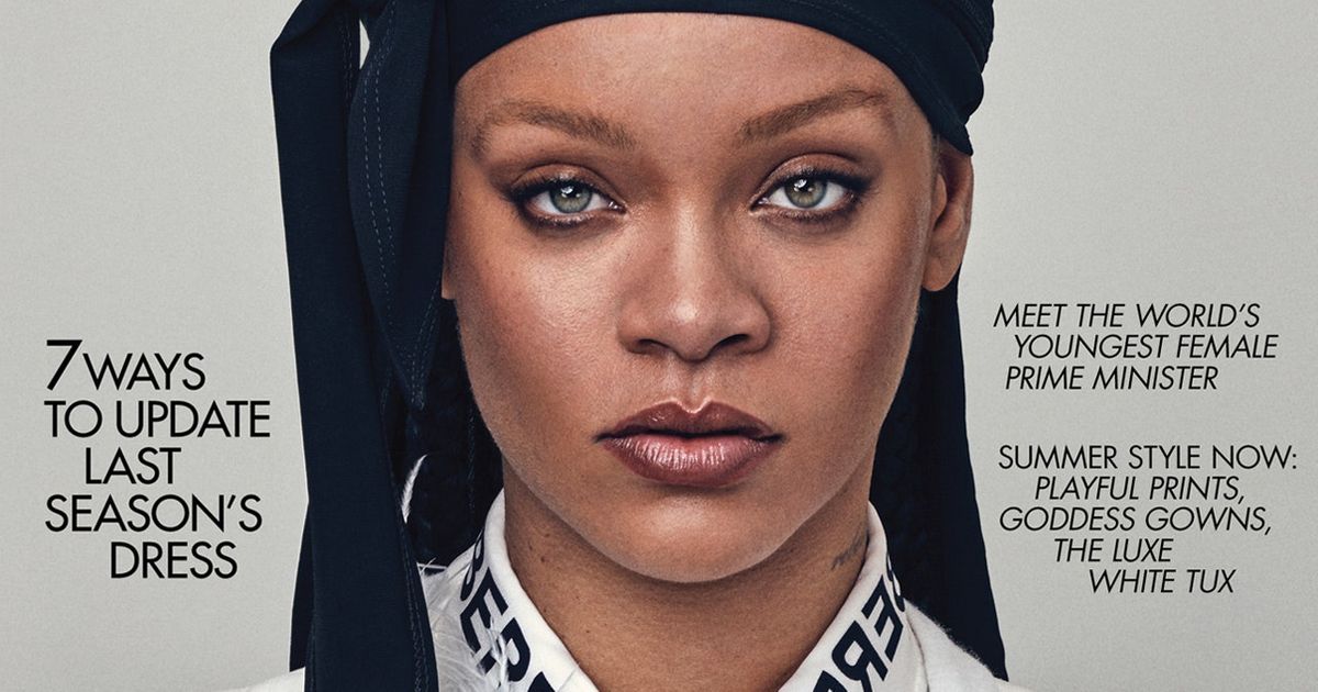 女性情報誌 Vogue UK May 2020 Rihanna Rihanna Covers British Vogue's May 2020 Issue