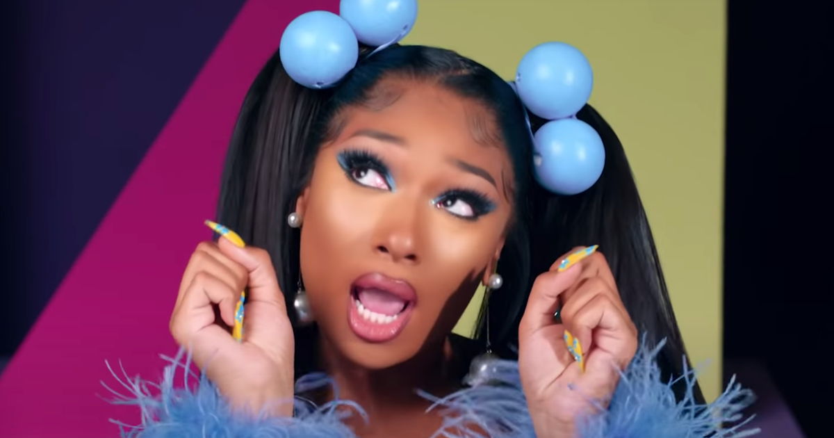 Megan Thee stallion with music video by DaBaby Crybaby