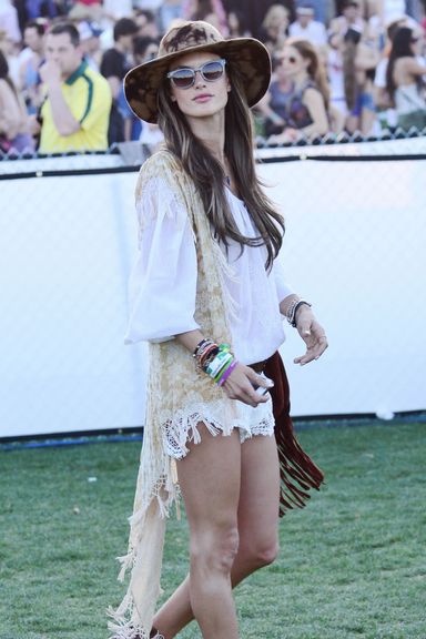 See All the Celebrities Sunbathing at Coachella