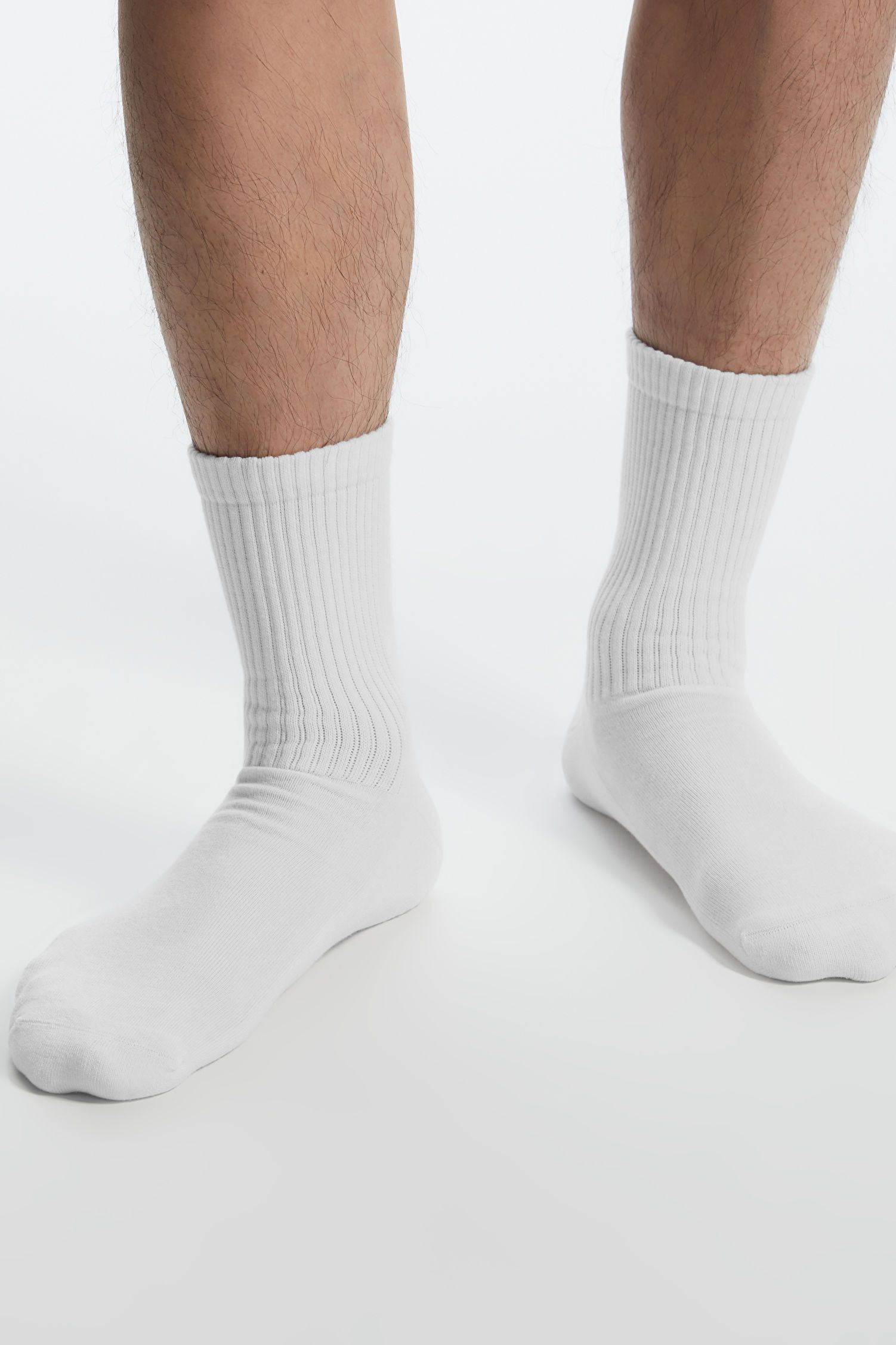 Socks unisex white