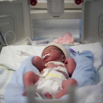 23 Jul 2009, Creil, France --- Premature Baby.