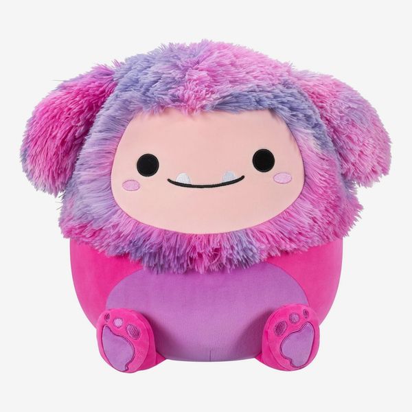 Squishmallows Original 14-Inch Woxie Magenta Bigfoot with Tie-Dye Mane