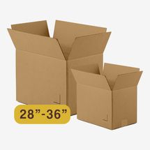 The Boxery Cajas de cartón de 28 - 36 pulgadas