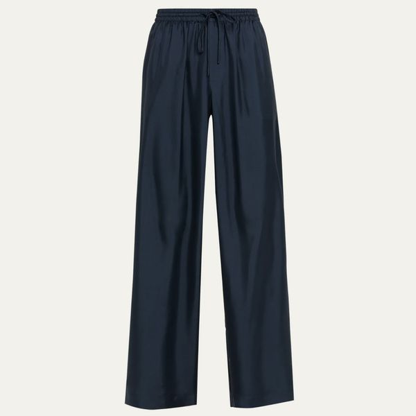 Rohe Wide-Legged Silk Trousers