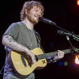 Ed Sheeran Performs In Brisbane