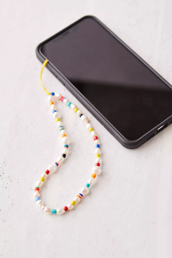 Urban Outfitters beaded phone strap