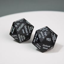 Magic 8 Ball Dice, Massive 65 mm!, 3D Printed