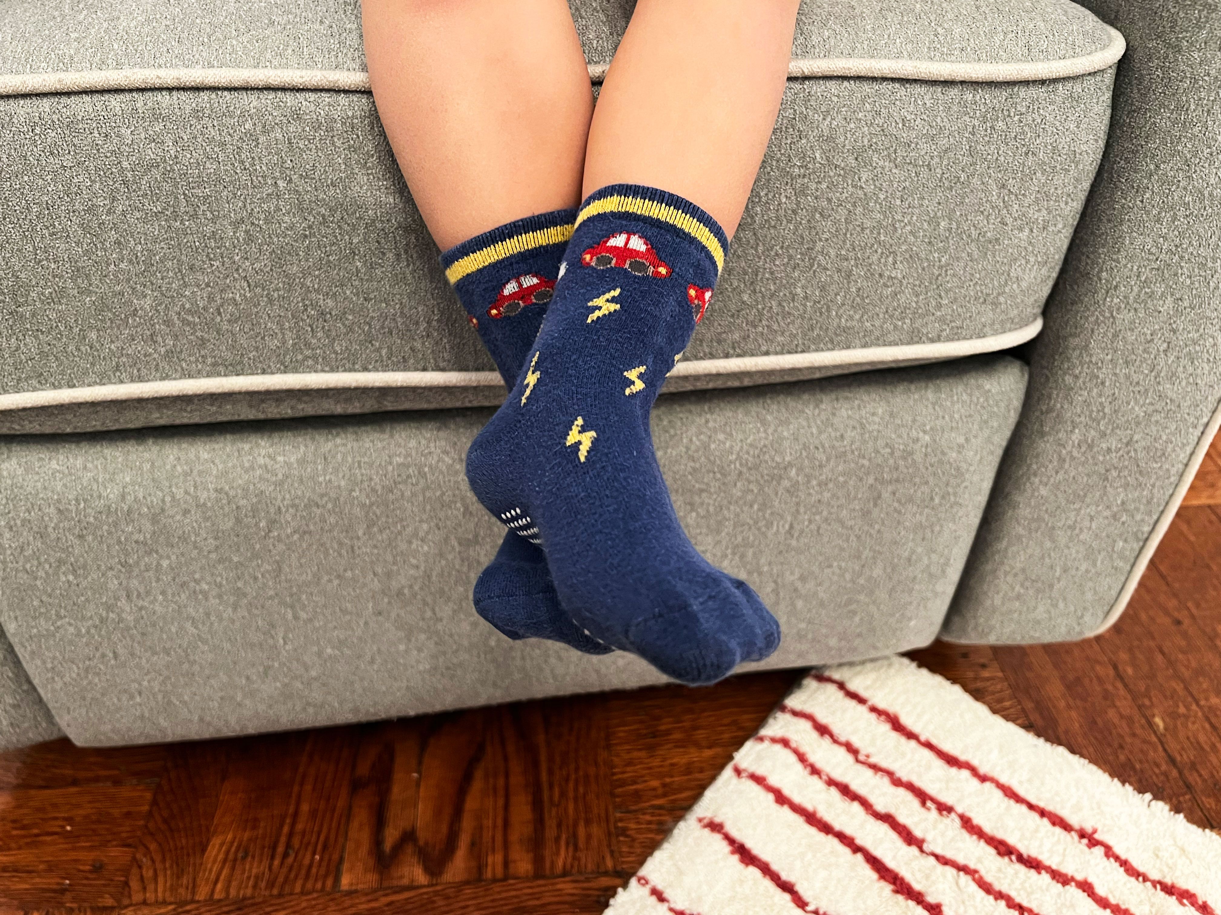 2-3t Kids Fun Striped Cotton Socks Size Small 5-pack 