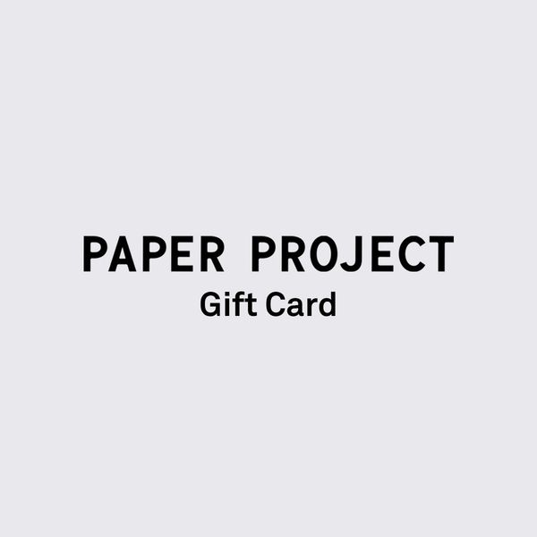 Paper Project Gift Card