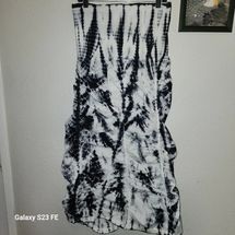 XCVI Wearables Tie-Dye Gored Peasant Skirt Size M