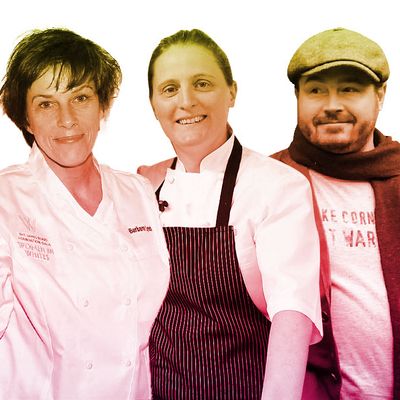 Barbara Lynch, April Bloomfield, and Sean Brock.