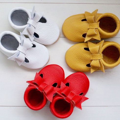 Baby Gifts Are Leather Moccasins 