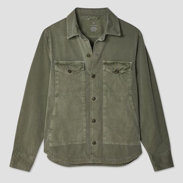 Save Khaki United Vintage Twill Shirt Jacket