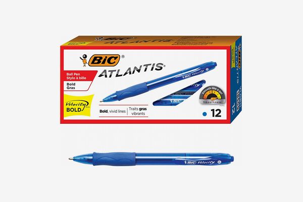 BIC Velocity Bold Retractable Ball Pen, Bold Point (1.6mm), Blue