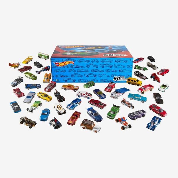 Hot Wheels set of 50 toy trucks and cars