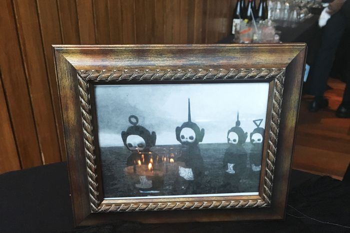 Creepy Teletubbies photo.