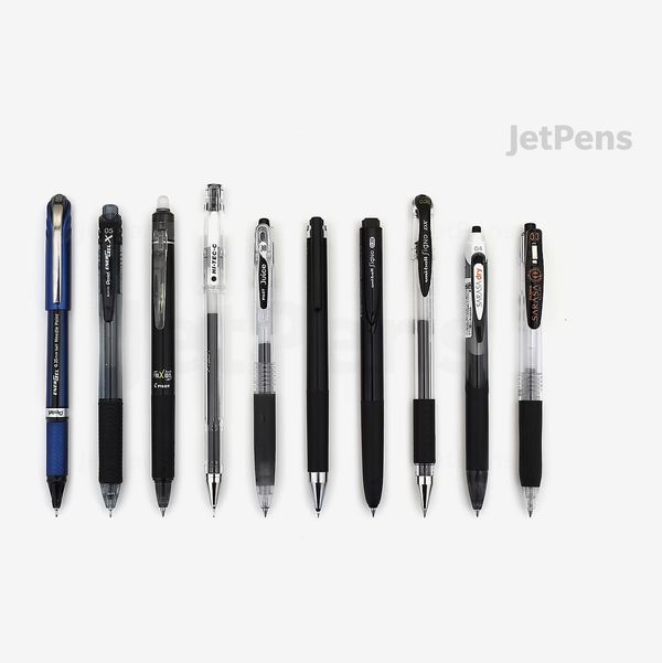 JetPens Black Gel Pen Sampler