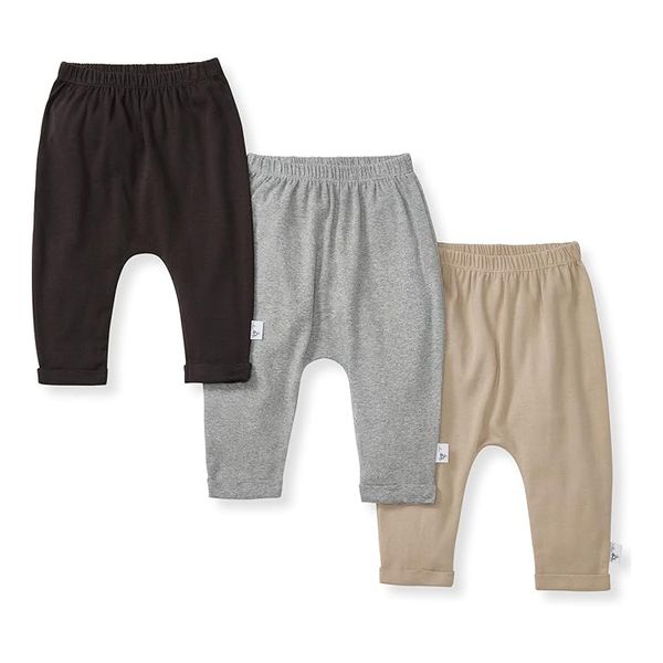 Burt's Bees Baby Unisex Knit Jogger Pants - 3 pack