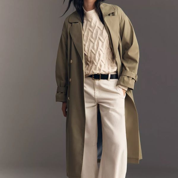 Maeve Belted Long Trench Coat