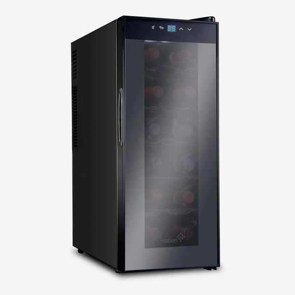 Ivation 12 Bottle Thermoelectric Red And White Wine Cooler