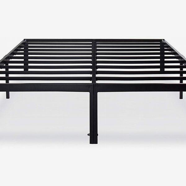11 Best Metal Bed Frames 2022 The, Black Metal Twin Bed Frame With Steel Slats