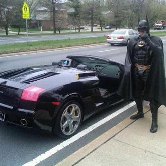 Lamborghini Batman Is a Real-Life Hero