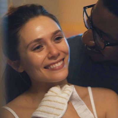 Elizabeth Olsen and Mamoudou Athie in Sorry for Your Loss.