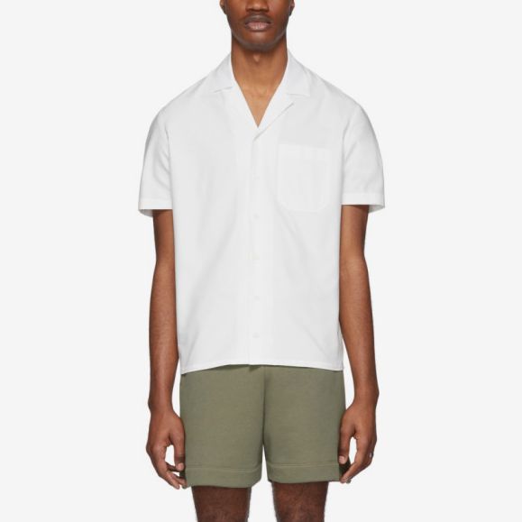 Eidos White Pocket Short Sleeve Shirt