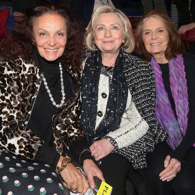 Hillary Clinton Went to the Gloria Steinem Play Off Broadway