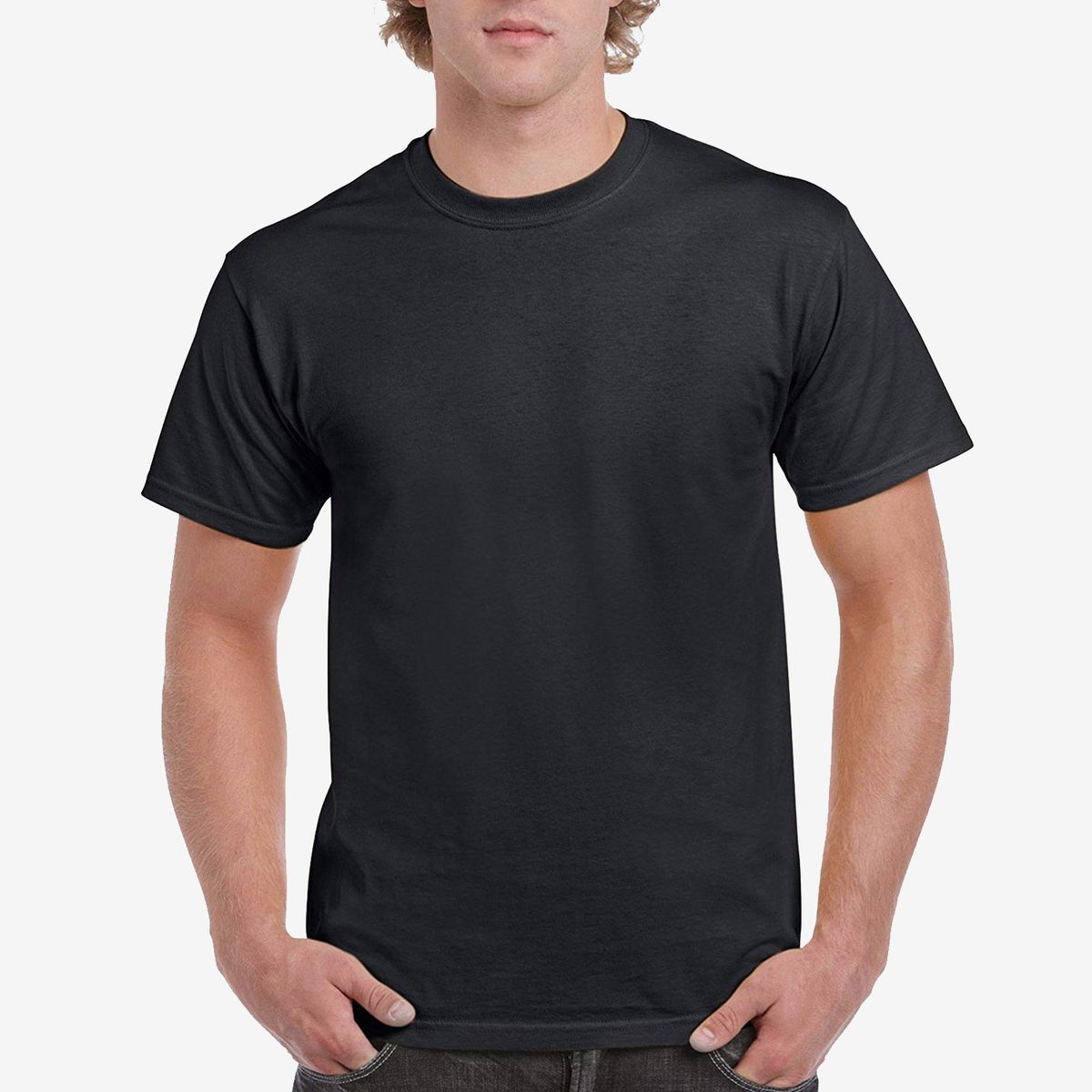 black t shirt men fashion