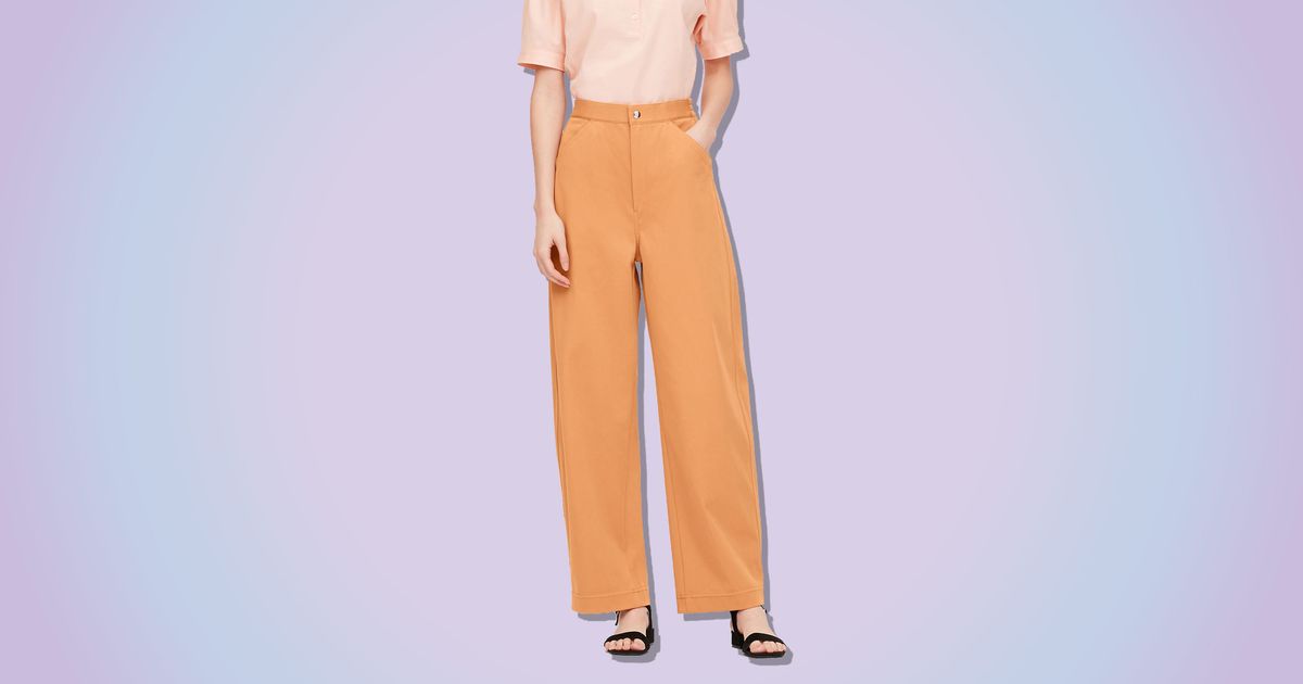 Uniqlo Women Wide-Fit Curved Twill Jersey Pants Review 2020