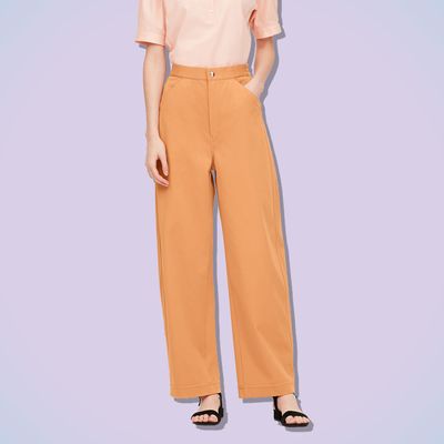 Uniqlo Women Wide-Fit Curved Twill Jersey Pants Review 2020 | The ...