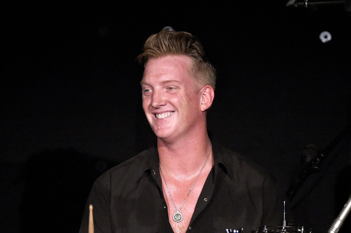 Eagles Of Death Metal's Josh Homme Collects Donations for Paris
