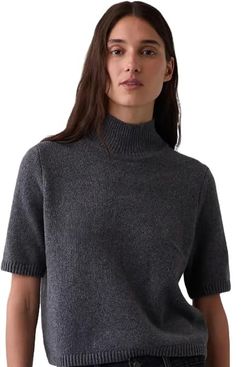 Gap Cashsoft Mock-neck Pullover Sweater