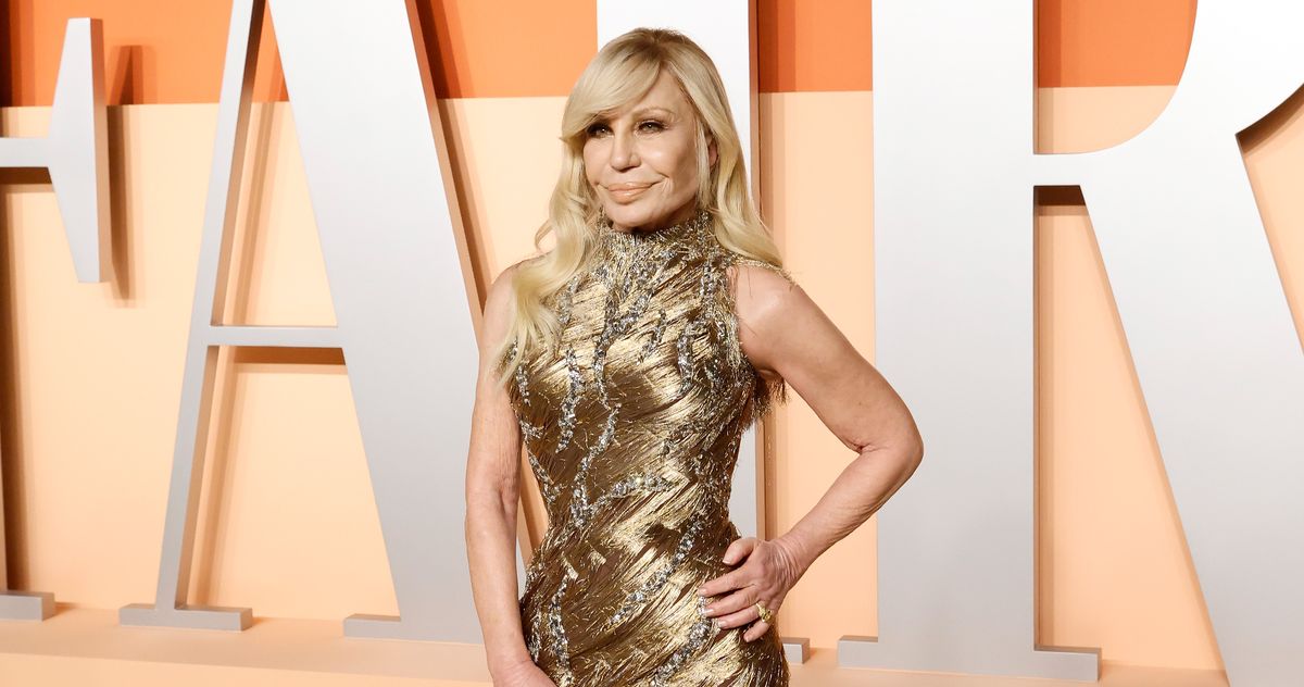 Retirement Looks Good on Donatella Versace