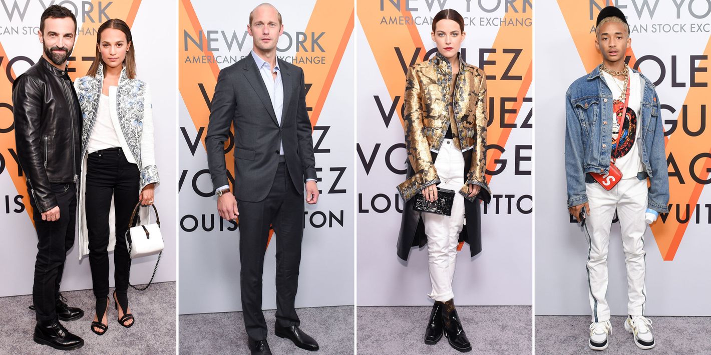 Riley Keough at Louis Vuitton 'Volez, Voguez, Voyagez' exhibition opening  in New York