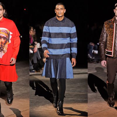 Givenchy's fall 2012 menswear.