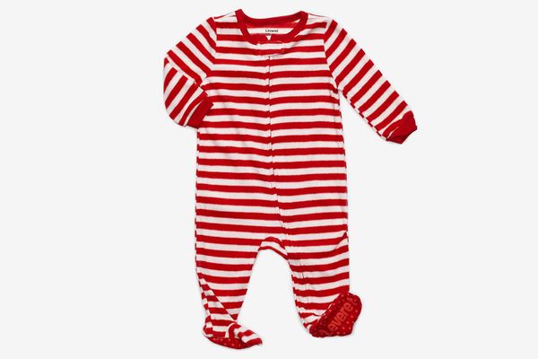 Leveret Fleece Baby Footed Pajamas