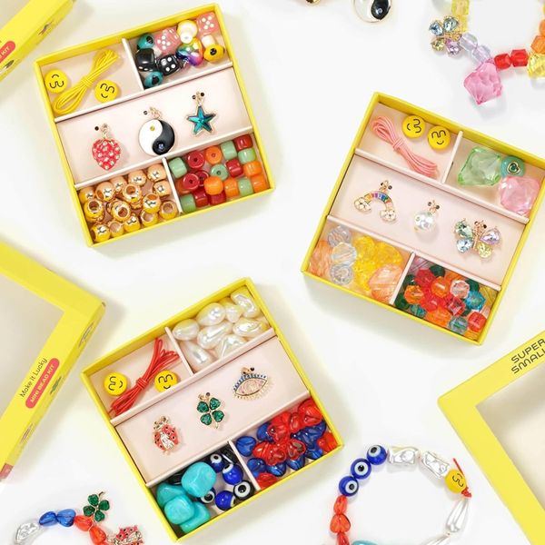 Super Smalls Mini Bead Kit Gift Set | 3 Boxes of Unique Beads and Special Charms