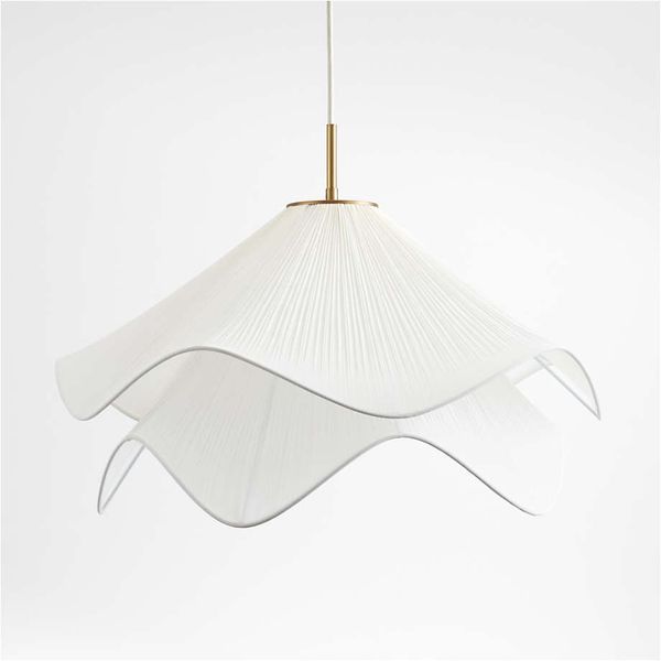 Crate & Barrel Lia Pendant Light with Shade